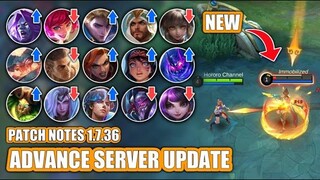 MAJOR UPDATE FOR MM AND FIGHTER META | ADVANCE SERVER UPDATE