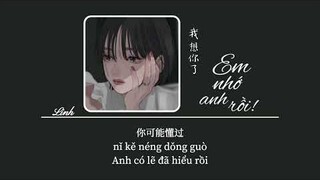 [Vietsub] Em nhớ anh rồi • Tiểu Lam Bối Tâm ♪ 我想你了 • 小藍背心