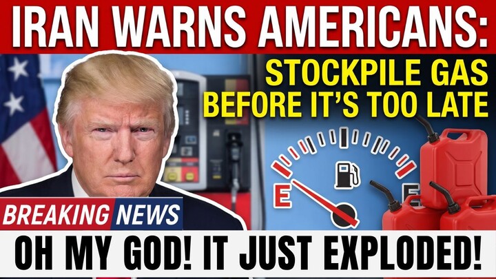 🛑IRAN WARNS AMERICANS: STOCKPILE GAS BEFORE IT’S TOO LATE