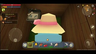 Izuki làm thử thách sinh tồn trong MiniWorld