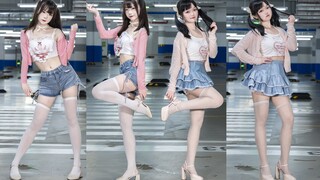 No pulling on the legs ~ Double high heels!