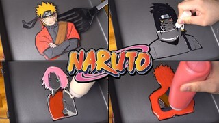 NARUTO PANCAKE ART - NARUTO, SASUKE, SAKURA