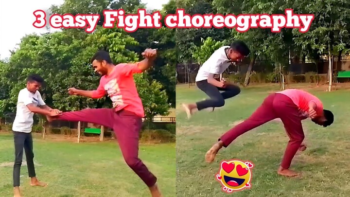 3 Easy Fight Choreography 🥋 Action 🔥🎬 Martial Arts 🥊