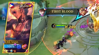 GUSION FIRST BLOOD TRICK!! HOW TO GET FIRST BLOOD EVERY GAME?!