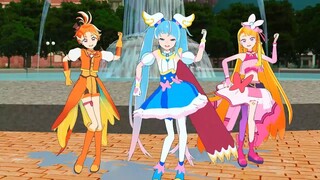 【MMDプリキュア】キュアスカイ＆キュアウィング＆キュアバタフライでlol - lots of laugh -