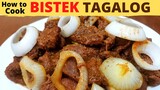 BISTEK TAGALOG l Beef Steak Filipino Version l Cooked in Soy Sauce, Calamansi, Onions l Easy Recipe