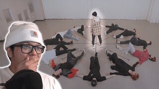 【رد فعل دونكاوي بالصينية المترجمة】 معلمة الرقص تشاهد فيديو Seventeen - 24H وغرفة التدريب