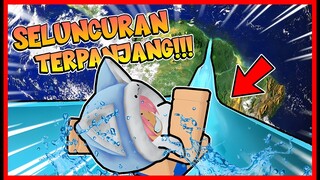 ATUN & MOMON NAIK SELUNCURAN PALING TINGGI DAN PANJANG di ROBLOX !! Feat @sapipurba