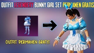 Outfit Legenderi PERMANEN!! Cara Dapat Outfit Bunny Girl Set Secara (GRATIS DAN PERMANEN)