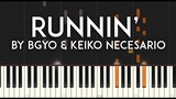 Runnin' by BGYO & Keiko Necesario synthesia piano tutorial with free sheet music