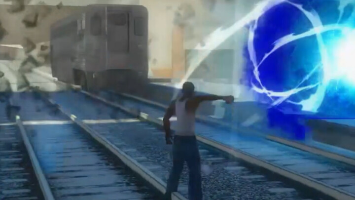 Tracking in the opposite direction, but what will happen if you blow up the train first?
