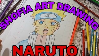 menggambar karakter naruto