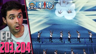 "ANOTHER TRAP?! AINT NO WAY" One Piece Ep. 203,204 Live Reaction!