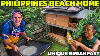 PHILIPPINES BEACH HOME LIVING - Craving Filipino Breakfast! (Cateel, Davao)