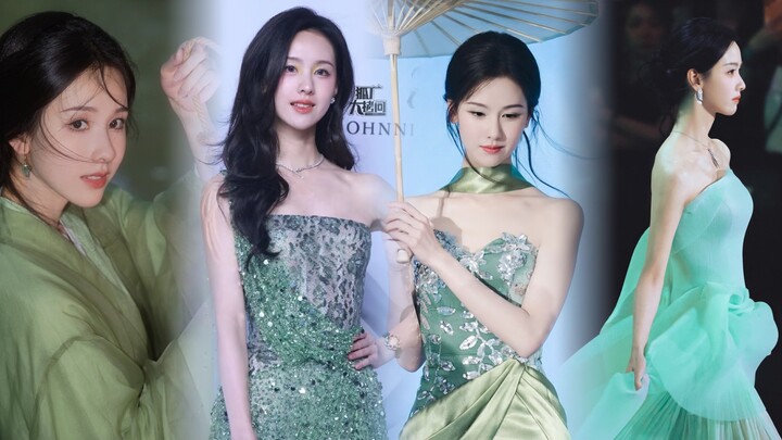 “On Chen Duling’s Perfect Match with Green” — Who knows how many times it’s happened? Whenever Chen 