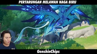 Pertarungan Melawan Naga Biru