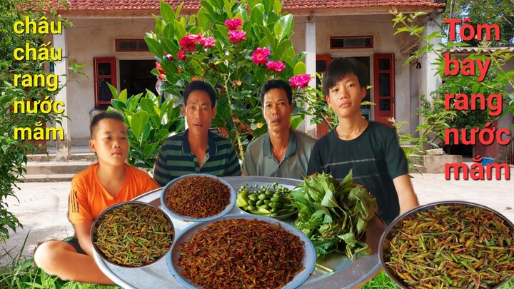 Cách Rang Châu Chấu Với Nước Mắm Rất Thơm Ngon | Biển Nguyễn ngọc .