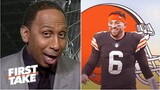 First Take | Stephen A.: "The Browns would be foolish to move on from Baker Mayfield"