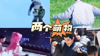 用跑操进行曲打开禹宙中欣 看起来气血很足的一对儿 跑到菜鸟驿站记得帮我取俩快递回来啊~