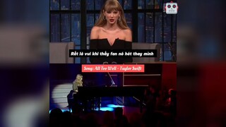 Fan gào thét theo ca khúc All Too Well của TAYLOR SWIFT #usuk
