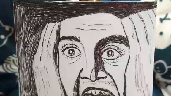 Inktober 2026, Day 7, "panic"