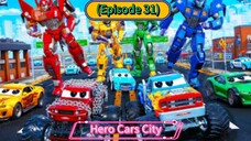 Hero Cars City (Episode 31) Team up, Transformers