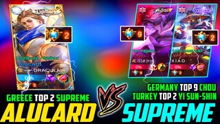 TOP SUPREME ALUCARD  vs. TOP SUPREME YI SUN-SHIN & CHOU in ARENA CONTEST ~ Movile Legends