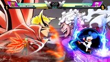 Naruto Baryon Mode V3 (New) VS Luffy Gear 5 Sun God Nika!! Mugen Battle Characters
