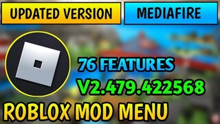 Roblox Mod Menu V 2.479.422568 Updated Version | 76 Features | No Kicked And Banned | 100% Working🔥