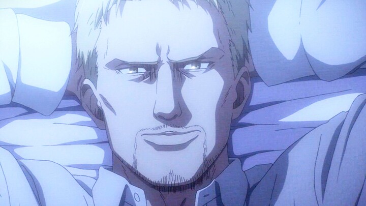 Reiner, kenapa ibu dimakan raksasa hari itu? Reiner: