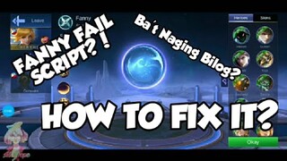 HOW TO FIX FANNY SCRIPT FAIL?