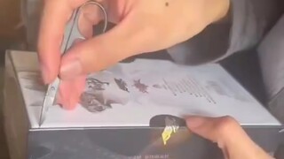 Một thành viên trong nhóm đã mua một bức tượng Anh hùng Hoàng đế bóng tối được chạm khắc hình dạng v
