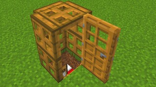 how to make the smallest house in minecraft