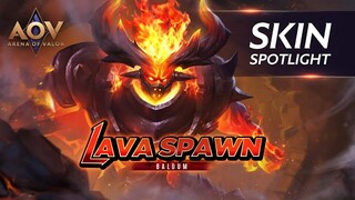 Lava Spawn Baldum Skin Spotlight - Garena AOV (Arena of Valor)