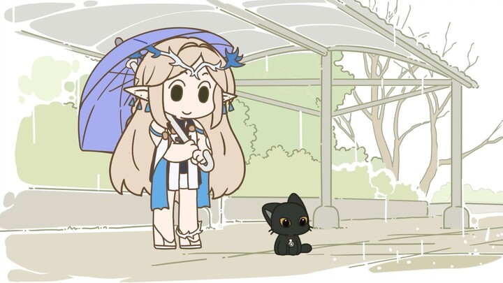 卡提希娅的雨后小故事【鸣潮动画】