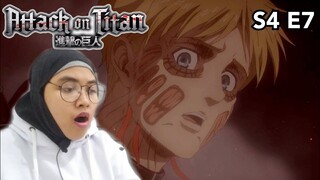 ASSAULT | Attack On Titan Season 4 Episode 7 REACTION INDONESIA