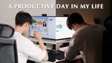 MỘT NGÀY NĂNG SUẤT CỦA MÌNH | A Productive Day In My Life | Living Alone Vlog