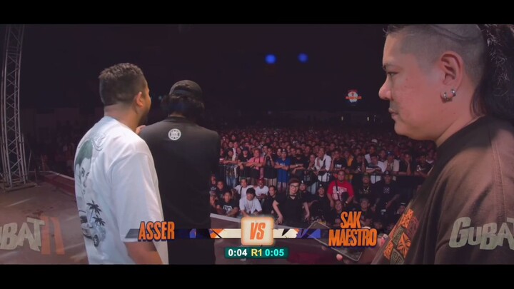 FlipTop Gubat11 Asser vs Sak Maestro Round 1