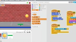 Lập trình scratch - trò chơi bật bóng phần 2
