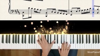 【Piano Cover】 DJ Okawari - Flower Dance ｜ Phiên bản piano thuần giảm âm lượng cao ｜ Âm thanh chất lư