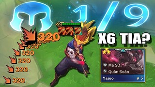 CHÉM X6 TIA VỚI YASUO 3 SAO + 3 CUỒNG CUNG - ĐỘI HÌNH 4 4 4 CỰC KHÉT