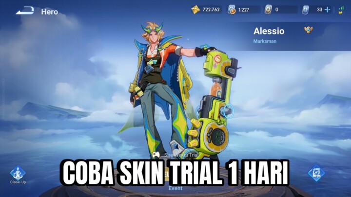COBA SKIN TRIAL 1 HARI