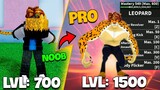 Blox Fruit - Thử Thách LEOPARD SOLO RAID (Level 700 to 1500 in Roblox)
