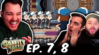 Double Dipper || Gravity Falls Episode 7 and 8 REACTION || Group Reaction