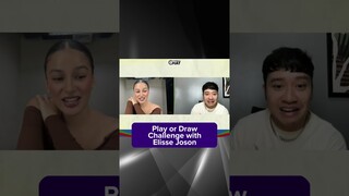 Play or Draw Challenge with Elisse Joson | Kapamilya Shorts