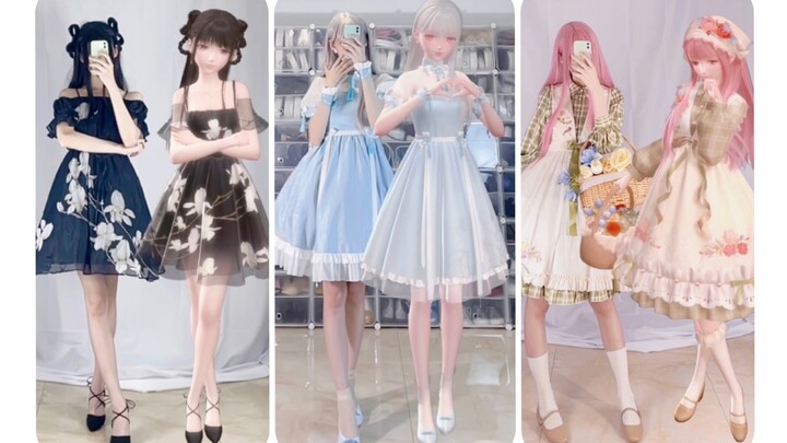 มาใส่ชุดแม่ลูกกับนุ่มนุ่มกันเถอะ ( /// - /// )