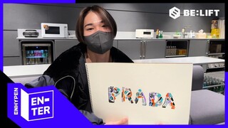 [EN-TER key] NI-KI's Painting Present for Miuccia Prada - ENHYPEN (엔하이픈)