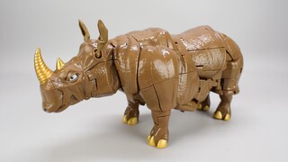 又一款KO版MP59犀牛！变形金刚BW犀牛勇士RT03玩具开箱