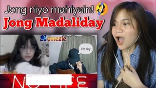 JONG MADALIDAY I Singing to Strangers on Omegle | Part 29 we can be shy together I REACTION VIDEO