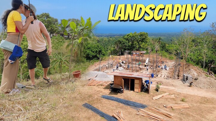 PLANTING TALISAY TREES & IRON WOOD - Building House in the Philippines